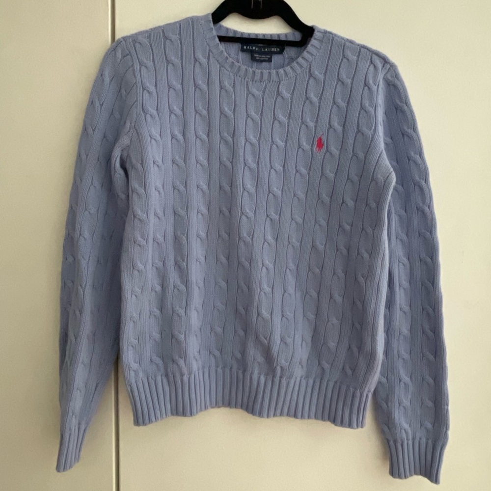 Ralph Lauren 100% Cotton Cable Knit Sweater